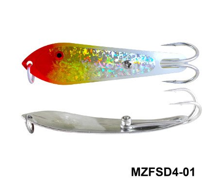 AQUA MARINE - Fishing Spoon with Double Hooks - (Size: 4)